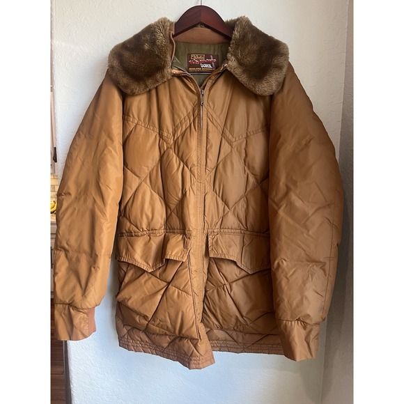 Walls Other - VTG Unisex Walls Blizzard Pruf Puffer Jacket,  Faux Fur Collar, Fits Like Large